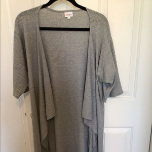 LulaRoe solid Gray Lindsay- size~S